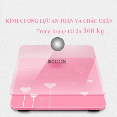 Cân điện tử DREAMOFLOVE chính xác cao, LED hiển thị, kính cường lực - 154.700₫