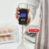 Cân điện tử GAOSU màu đen - Độ chính xác 10g, LCD hiển thị, móc treo tiện lợi, cân hành lý di động 4