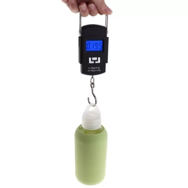 Cân điện tử GAOSU màu đen - Độ chính xác 10g, LCD hiển thị, móc treo tiện lợi, cân hành lý di động 9 Cân điện tử GAOSU màu đen - Độ chính xác 10g, LCD hiển thị, móc treo tiện lợi, cân hành lý di động 9
