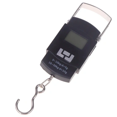 Cân điện tử GAOSU màu đen - Độ chính xác 10g, LCD hiển thị, móc treo tiện lợi, cân hành lý di động 10 Cân điện tử GAOSU màu đen - Độ chính xác 10g, LCD hiển thị, móc treo tiện lợi, cân hành lý di động 10