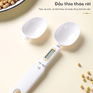 Cân điện tử gia đình 0.1g đa năng 500g, cân pha cà phê, làm bánh, thực phẩm kèm thìa đong - 55.000 VND