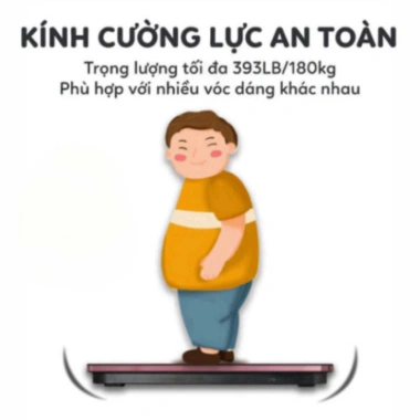 Cân điện tử HGHOME Bluetooth sạc USB, phân tích cơ thể, tải 180kg - 99.500 VND