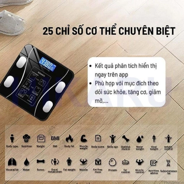 Cân điện tử HIKARU đo 25 chỉ số cơ thể, kết nối điện thoại, sạc USB – 180.000₫ 8 Cân điện tử HIKARU đo 25 chỉ số cơ thể, kết nối điện thoại, sạc USB – 180.000₫ 8