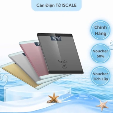 Cân điện tử iScale SE 150kg LCD rõ nét, kính cường lực cao cấp, thiết kế gọn nhẹ, giá chỉ 58.000₫ 6 Cân điện tử iScale SE 150kg LCD rõ nét, kính cường lực cao cấp, thiết kế gọn nhẹ, giá chỉ 58.000₫ 6