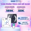 Cân Điện Tử KAW LCD Lớn, Bluetooth Kết Nối, Phân Tích 7 Chỉ Số Cơ Thể - 229.000₫