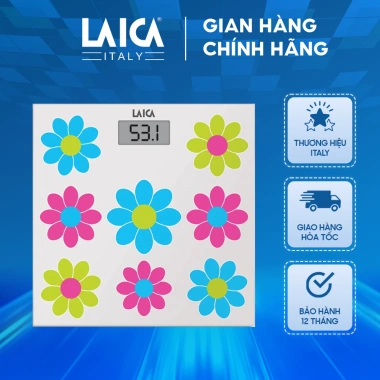 Cân điện tử Laica PS1.050 - Đo chính xác, phân tích cơ thể, giá 420.000₫