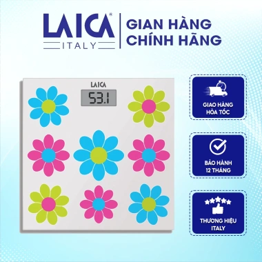 Cân điện tử Laica PS1.050 - Đo chính xác, phân tích cơ thể, giá 420.000₫