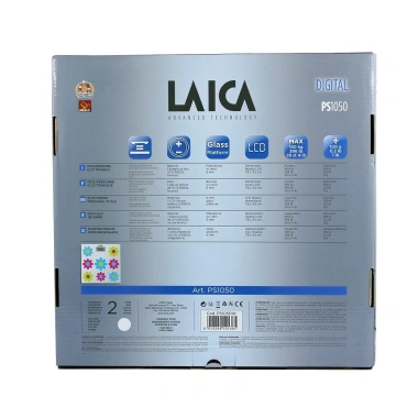 Cân điện tử Laica PS1.050 - Đo chính xác, phân tích cơ thể, giá 420.000₫