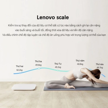 Cân Điện Tử Lenovo 180KG LED Độ Chính Xác Cao, Thiết Kế Nhỏ Gọn Cho Gia Đình 188.999đ 7
