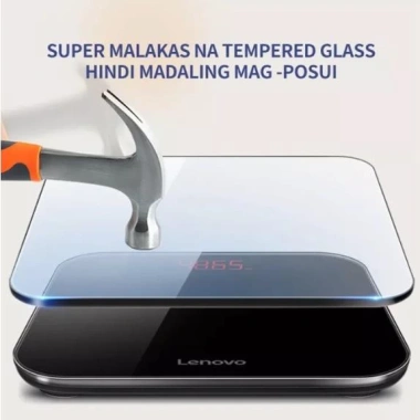 Cân điện tử Lenovo hiển thị chính xác, kiểm tra sức khỏe, mặt kính tráng gương - Giá ưu đãi 174.000đ - Mi Smart Life 5