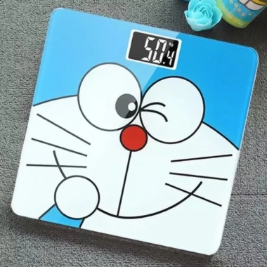 Cân điện tử mặt kính cường lực cao cấp, kèm pin, thiết kế mèo Kitty Labubu và Heo gấu vui nhộn, cân sức khỏe 79.000₫ 4