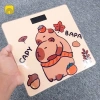 Cân điện tử mặt kính cường lực cao cấp, kèm pin, thiết kế mèo Kitty Labubu và Heo gấu vui nhộn, cân sức khỏe 79.000₫ 7