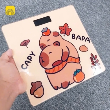Cân điện tử mặt kính cường lực cao cấp, kèm pin, thiết kế mèo Kitty Labubu và Heo gấu vui nhộn, cân sức khỏe 79.000₫ 7