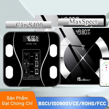 Cân Điện Tử MaxSpect MSHC01Z Chính Hãng, vỏ hộp mới, đo cân mỡ cơ nước - 129k 3