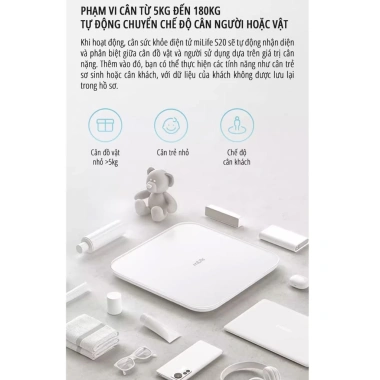 Cân điện tử miLife S20 – Theo dõi cân nặng, gầy béo 5‑180kg, giảm còn 166k 9 Cân điện tử miLife S20 – Theo dõi cân nặng, gầy béo 5‑180kg, giảm còn 166k 9