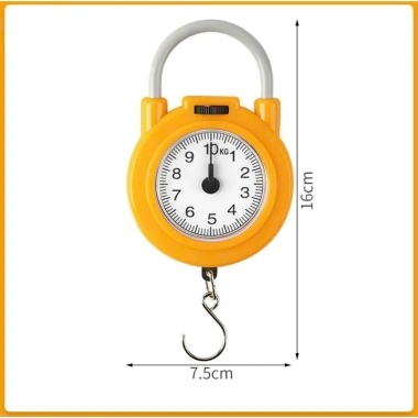 Cân Điện Tử Mini 10Kg Cầm Tay Cơ Học, Độ Chính Xác Cao, Móc Treo Lò Xo, Dễ Dùng Nhà Bếp & Đi Chợ - 26.700₫