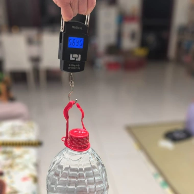 Cân điện tử mini 50kg độ chính xác cao, màn hình LCD sáng, đa năng cầm tay nhỏ gọn - chỉ 59.000₫