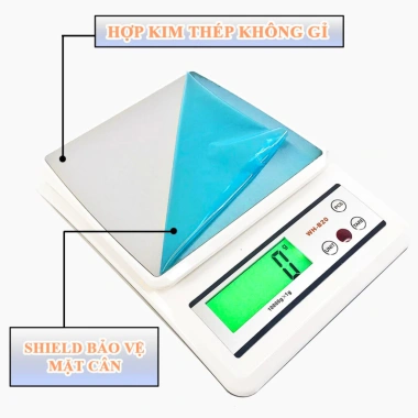 Cân điện tử mini WH B20 10kg/3kg 0.1g – Chính hãng, ghim điện dùng trực tiếp, bảo hành 1 năm, giá ưu đãi 289k
