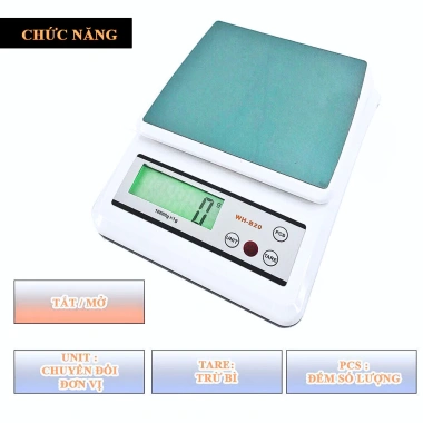 Cân điện tử mini WH B20 10kg/3kg 0.1g – Chính hãng, ghim điện dùng trực tiếp, bảo hành 1 năm, giá ưu đãi 289k