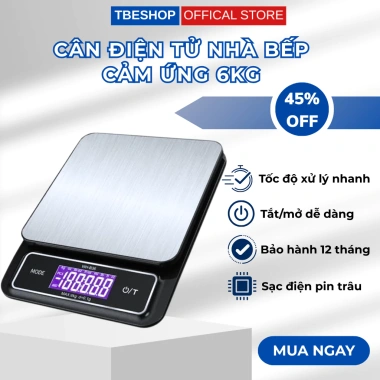 Cân Điện Tử Mini WH B36 0.1g Chính Xác, 6‑10kg, Sạc Điện, Bảo Hành 1 Năm – Giá Ưu Đãi