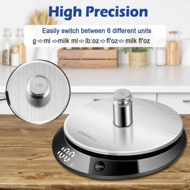 Cân điện tử nhà bếp - siêu chính xác, dễ dùng, kèm pin, giảm giá 20%, chỉ 212.930₫ 9