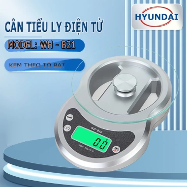 Cân Điện Tử Nhà Bếp WH-B16 - Chính Xác 0.1g, Trừ Bì, Đa Năng Thực Phẩm, Gia Vị, Trà - 153k