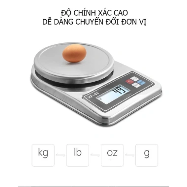 Cân điện tử nhà bếp XF-03 inox chính xác, kèm tô đựng - Giá chỉ 247.000 VND 5