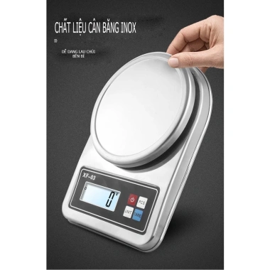 Cân điện tử nhà bếp XF-03 inox chính xác, kèm tô đựng - Giá chỉ 247.000 VND 7