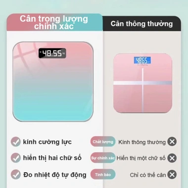 Cân điện tử OOKAS 120kg - cân sức khỏe gia đình, tiện lợi, giảm giá 119k 6