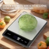 Cân điện tử sạc pin 15kg/1g LCD màn hình inox chống nước trừ bì - Giá chỉ 187.000 VND 2