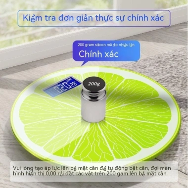 Cân Điện Tử Sạc USB, Đo Cân Gia Đình Chính Xác, Thích Hợp Người Lớn - 139k