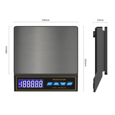 Cân Điện Tử Sạc WH-B37/B28 IP67 - Chính Xác 0.1g, 5‑30kg, Màn Hình LED Rõ Nét, Giá 239k 2