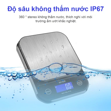 Cân Điện Tử Sạc WH-B37/B28 IP67 - Chính Xác 0.1g, 5‑30kg, Màn Hình LED Rõ Nét, Giá 239k 5