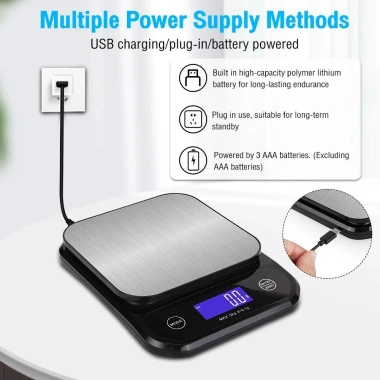 Cân Điện Tử Sạc WH-B37/B28 IP67 - Chính Xác 0.1g, 5‑30kg, Màn Hình LED Rõ Nét, Giá 239k 7