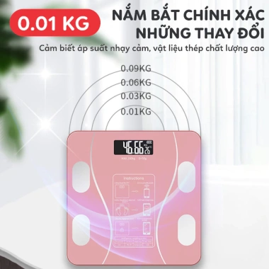Cân Điện Tử SIEGIS Bluetooth - Phân Tích Chỉ Số Cơ Thể Thông Minh, Giá Chỉ 82.000₫