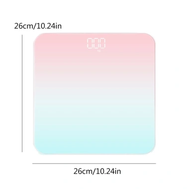 Cân điện tử sức khỏe 180kg, kính cường lực, màn hình LED hiện đại, độ chính xác cao - chỉ 55.000₫ 6