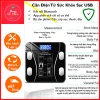 Cân Điện Tử Sức Khỏe Bluetooth, Sạc USB, Phân Tích Chỉ Số Cơ Thể + Dây Cáp & Thước Đo Eo - 99.000 VND 6