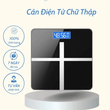 Cân Điện Tử Sức Khỏe Chữ Thập Mặt Kính Cường Lực, Chịu Lực 180kg - Giá 69,999 VND 3