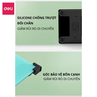 Cân Điện Tử Sức Khỏe DELI 180KG - Màn Hình LCD Chính Xác, Thiết Kế Đẹp Nhỏ Gọn, Giá Ưu Đãi 199.000₫ 7