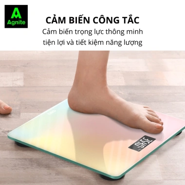 Cân điện tử sức khỏe Deli E86.120 - Kính cường lực, đo chính xác, tải trọng 180kg, giảm giá 219k