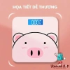 Cân điện tử sức khỏe gia đình 180kg, kính cường lực, tặng pin - Giá 66.000₫ 2