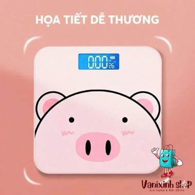 Cân điện tử sức khỏe gia đình 180kg, kính cường lực, tặng pin - Giá 66.000₫ 2