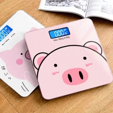 Cân Điện Tử Sức Khỏe Heo Hồng Cute Thông Minh - Đo Chính Xác, Giá 75K Giảm Giá