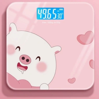 Cân Điện Tử Sức Khỏe Heo Hồng Cute Thông Minh - Đo Chính Xác, Giá 75K Giảm Giá