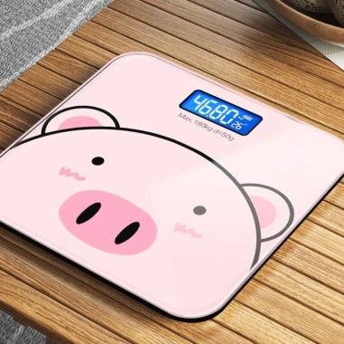 Cân Điện Tử Sức Khỏe Heo Hồng Cute Thông Minh - Đo Chính Xác, Giá 75K Giảm Giá