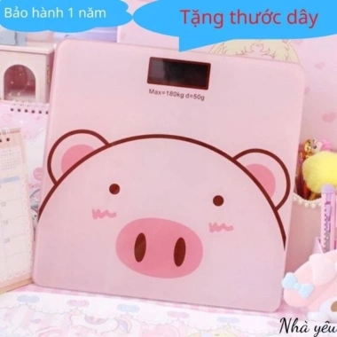 Cân điện tử sức khỏe hình chú heo xinh xắn - Tiện lợi, chính xác, giá chỉ 79.000₫ 7
