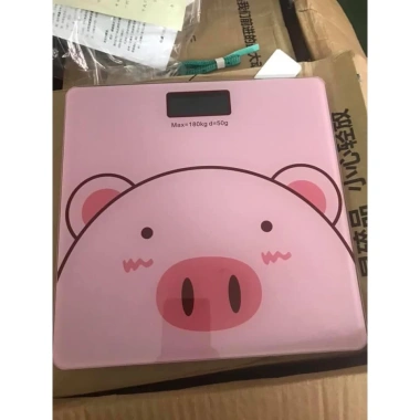 Cân Điện Tử Sức Khỏe Hình Lợn Siêu Cute Mẫu 2.020 Dùng Pin - Giá 99.000 VNĐ