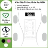 Cân Điện Tử Sức Khỏe Kính Cường Lực, Đo Chính Xác, Tặng Thước Đo Eo - 125k