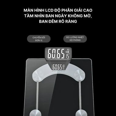 Cân điện tử sức khoẻ SOKANY SK-19.030 mặt kính trong suốt, chịu lực 180kg - Giá chỉ 275.000đ 5 Cân điện tử sức khoẻ SOKANY SK-19.030 mặt kính trong suốt, chịu lực 180kg - Giá chỉ 275.000đ 5