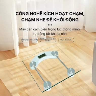 Cân điện tử sức khoẻ SOKANY SK-19.030 mặt kính trong suốt, chịu lực 180kg - Giá chỉ 275.000đ